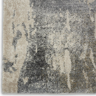 Fusion FSS16 Cream Grey Area Rug by Nourison