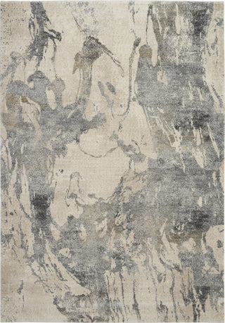 Fusion FSS16 Cream Grey Area Rug by Nourison