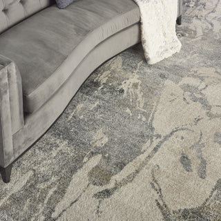 Fusion FSS16 Cream Grey Area Rug by Nourison