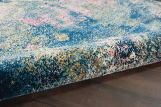 Fusion FSS17 Blue Multi Colored Area Rug by Nourison