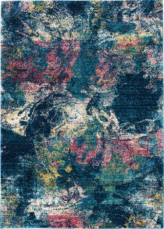 Fusion FSS17 Blue Multi Colored Area Rug by Nourison