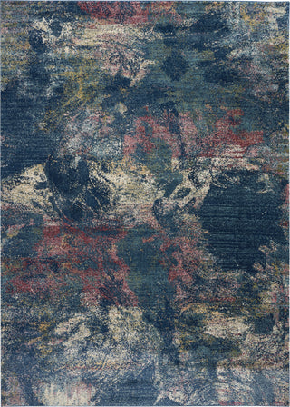 Fusion FSS17 Blue Multi Colored Area Rug by Nourison