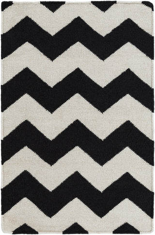 Surya Frontier FT-238 Black Area Rug 2' x 3'