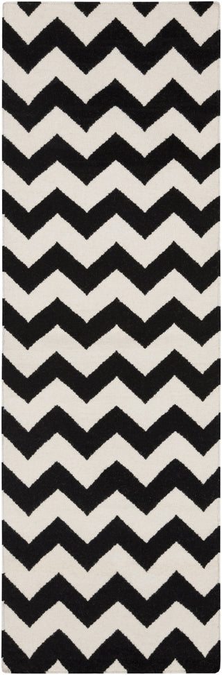 Surya Frontier FT-238 Black Area Rug 2'6'' x 8' Runner