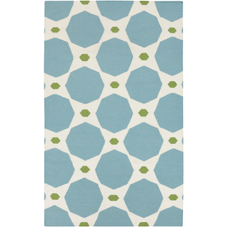 Surya Frontier FT-336 Teal Area Rug 5' x 8'