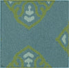 Surya Frontier FT-371 Teal Hand Woven Area Rug 16'' Sample Swatch
