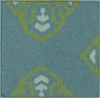 Surya Frontier FT-371 Teal Hand Woven Area Rug 16'' Sample Swatch