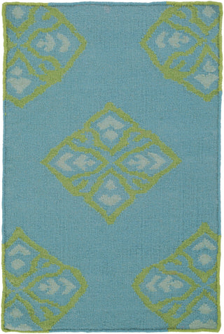 Surya Frontier FT-371 Teal Area Rug 2' x 3'