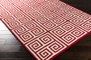 Surya Frontier FT-418 Cherry Hand Woven Area Rug 5x8 Corner