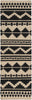 Surya Frontier FT-431 Gray/Black Area Rug 2'6'' x 8' Runner
