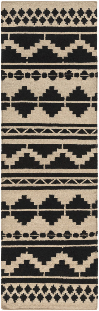 Surya Frontier FT-431 Gray/Black Area Rug 2'6'' x 8' Runner