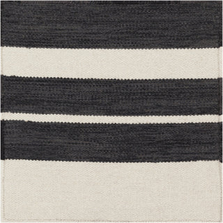 Surya Frontier FT-439 Black Hand Woven Area Rug 16'' Sample Swatch