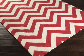 Surya Frontier FT-457 Cherry Hand Woven Area Rug 5x8 Corner