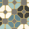 Surya Frontier FT-459 Teal Hand Woven Area Rug Sample Swatch