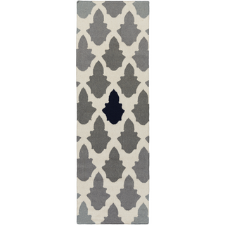 Surya Frontier FT-463 Gray Area Rug 2'6'' x 8' Runner