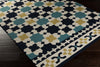 Surya Frontier FT-469 Navy Hand Woven Area Rug 5x8 Corner