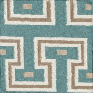 Surya Frontier FT-470 Teal Hand Woven Area Rug 16'' Sample Swatch