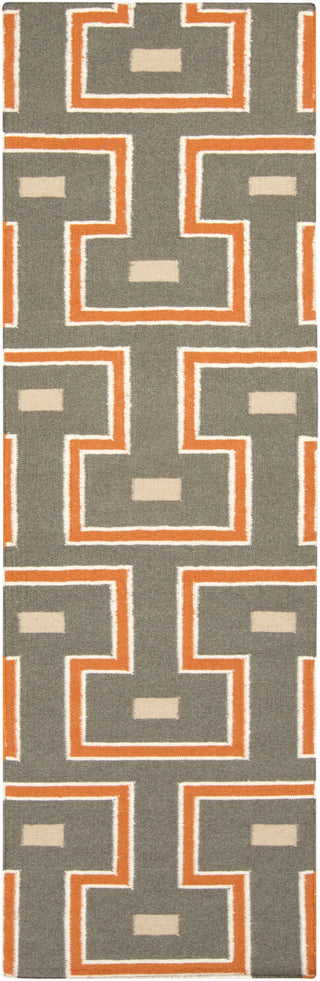 Surya Frontier FT-471 Burnt Orange Area Rug 2'6'' x 8' Runner