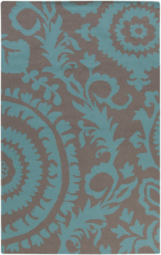 Surya Frontier FT-473 Teal Hand Woven Area Rug 5' X 8'