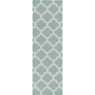 Surya Frontier FT-482 Teal Area Rug 2'6'' x 8' Runner