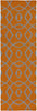 Surya Frontier FT-493 Burnt Orange Area Rug 2'6'' x 8' Runner