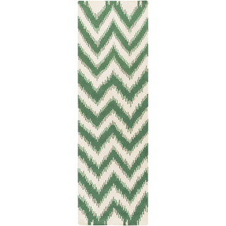 Surya Frontier FT-501 Emerald/Kelly Green Area Rug 2'6'' x 8' Runner