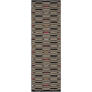 Surya Frontier FT-503 Black Area Rug 2'6'' x 8' Runner