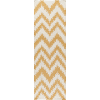 Surya Frontier FT-518 Gold Area Rug 2'6'' x 8' Runner