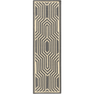 Surya Frontier FT-529 Gray Area Rug 2'6'' x 8' Runner