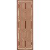 Surya Frontier FT-530 Burgundy Area Rug 2'6'' x 8' Runner