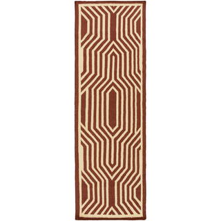 Surya Frontier FT-530 Burgundy Area Rug 2'6'' x 8' Runner