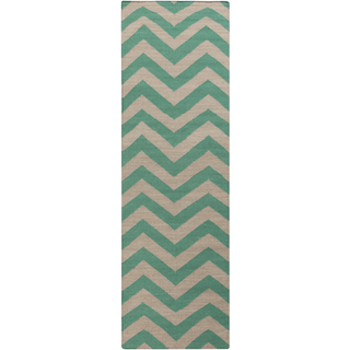 Surya Frontier FT-536 Emerald/Kelly Green Area Rug 2'6'' x 8' Runner