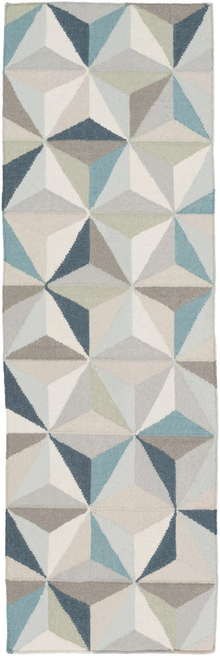 Surya Frontier FT-560 Teal Area Rug 2'6'' x 8' Runner