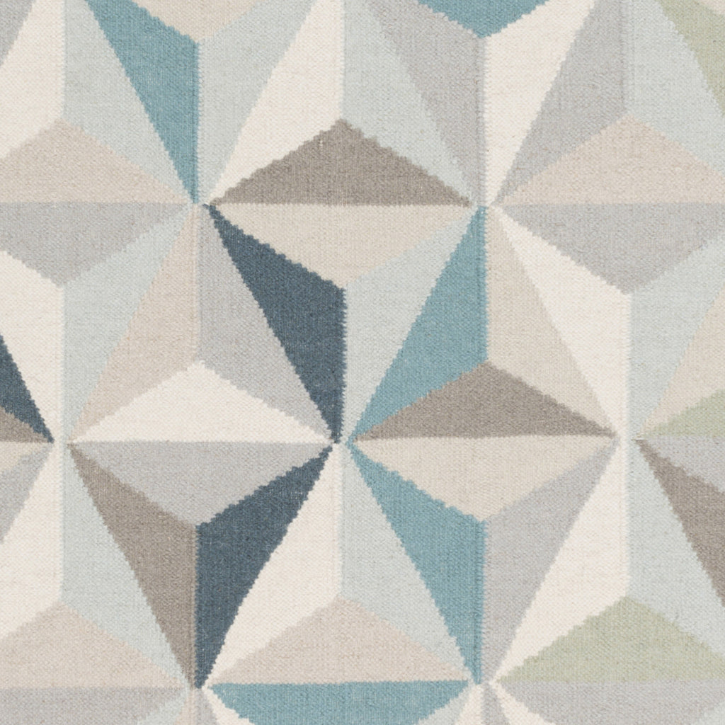 Surya Frontier FT-560 Teal Hand Woven Area Rug Sample Swatch