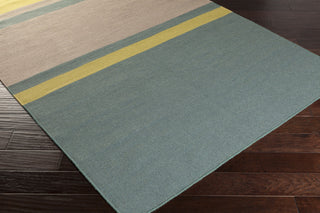 Surya Frontier FT-568 Lime Hand Woven Area Rug 5x8 Corner