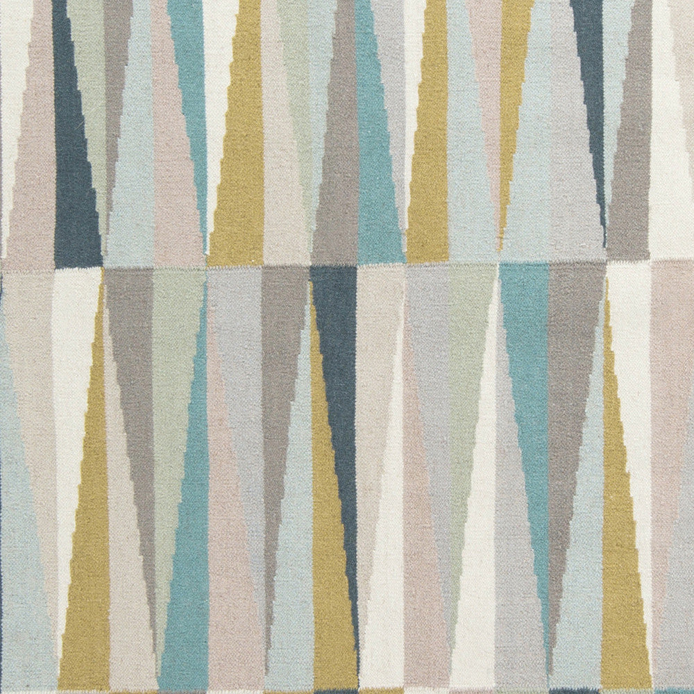 Surya Frontier FT-570 Teal Hand Woven Area Rug Sample Swatch