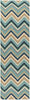 Surya Frontier FT-595 Teal Area Rug 2'6'' x 8' Runner