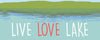 Trans Ocean Frontporch 4507/03 Live Love Lake Blue Area Rug by Liora Manne