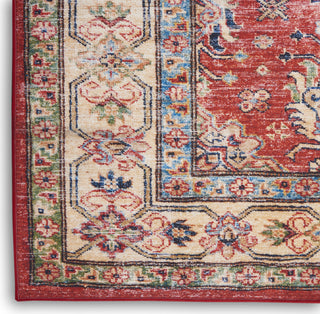 Nourison Fulton FUL01 Red Area Rug Room Image