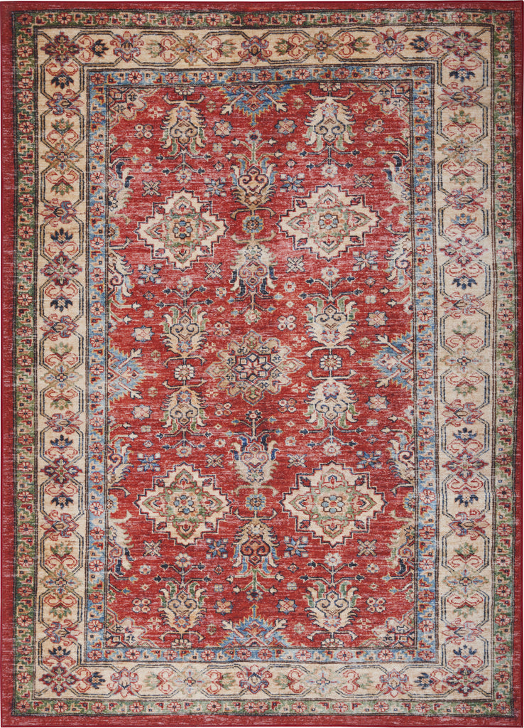 Nourison Fulton FUL01 Red Area Rug main image