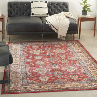 Nourison Fulton FUL01 Red Area Rug Room Image