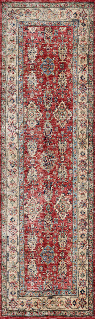 Nourison Fulton FUL01 Red Area Rug Main Image