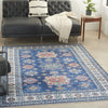 Nourison Fulton FUL02 Blue Area Rug Room Image