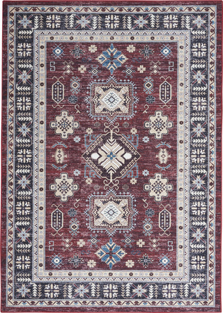 Nourison Fulton FUL03 Red Area Rug main image