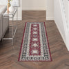 Nourison Fulton FUL03 Red Area Rug Main Image