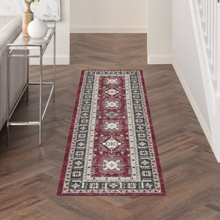 Nourison Fulton FUL03 Red Area Rug Main Image