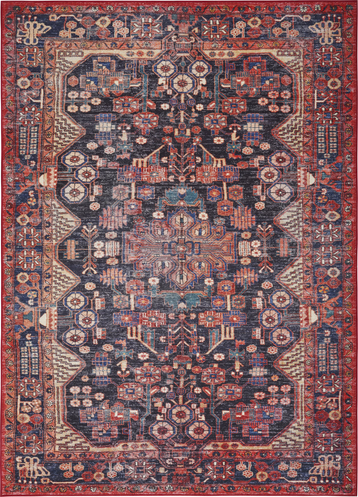 Nourison Fulton FUL04 Red Area Rug main image