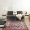 Nourison Fulton FUL04 Red Area Rug Room Image