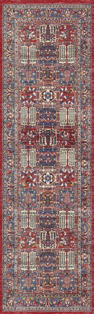 Nourison Fulton FUL05 Red Area Rug Main Image