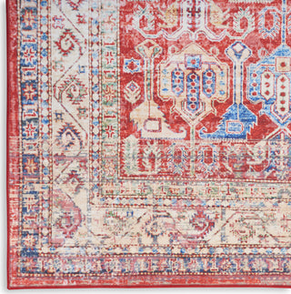 Nourison Fulton FUL09 Red Area Rug Room Image